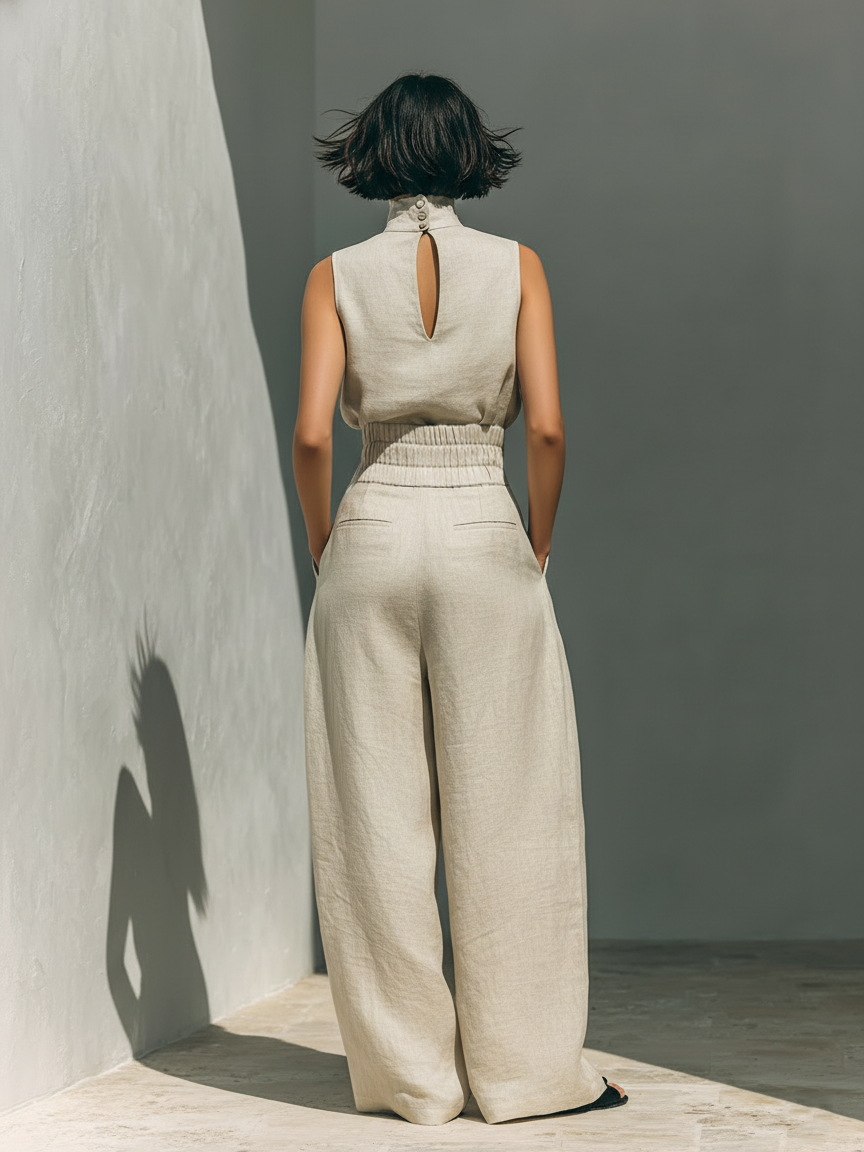 Carla | Minimalist Linen Set