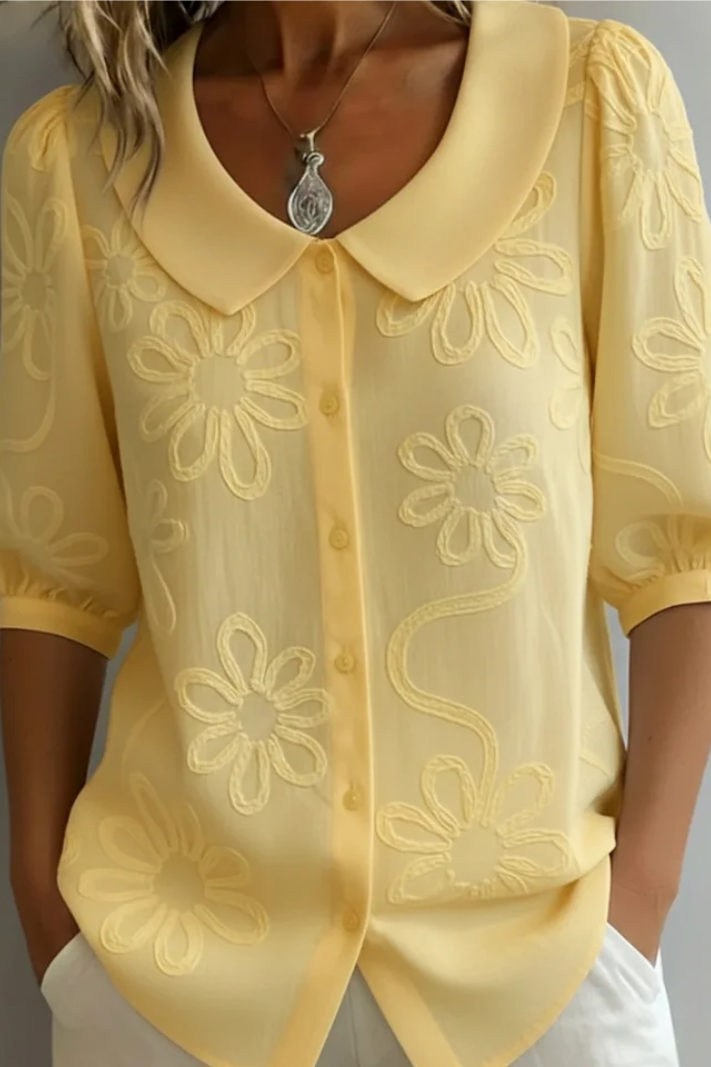 Elegant Floral Blouse
