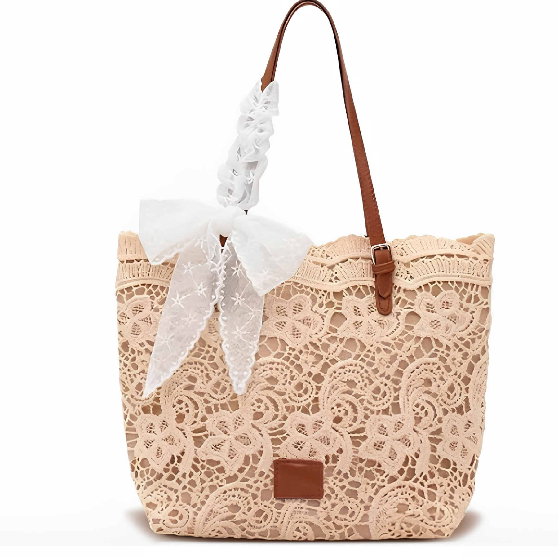 Peicees | Shoulder Bag with Lace Strap