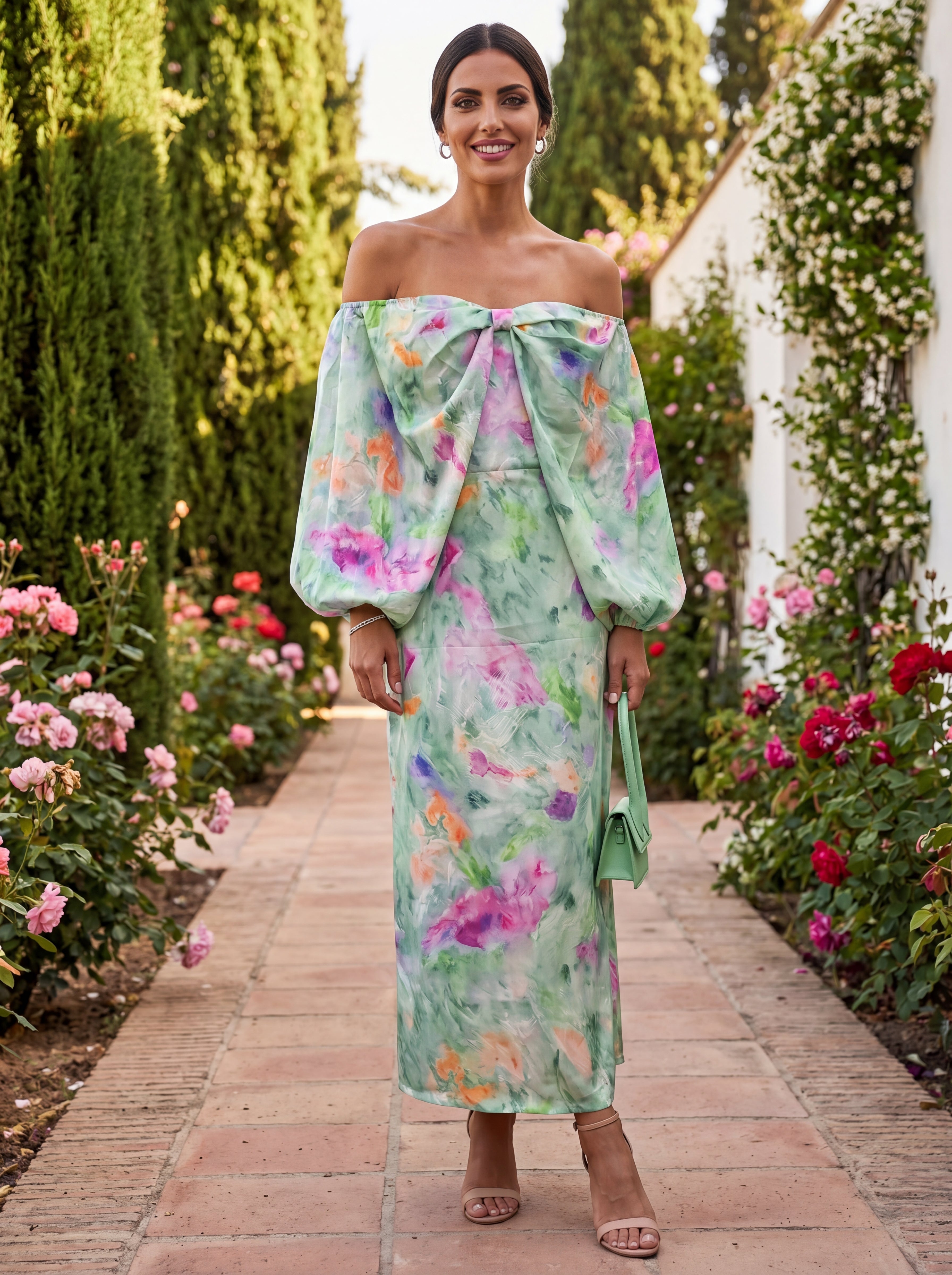 Elegant Lindaraja Dress in Luxurious Fabric – Maison Claire et Sylvie