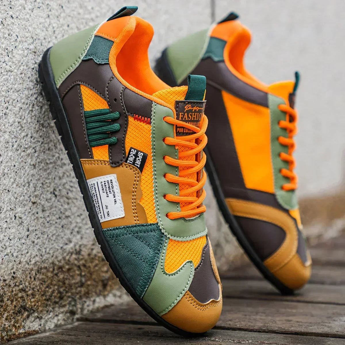 Giovanni | Colourful Retro Trainers