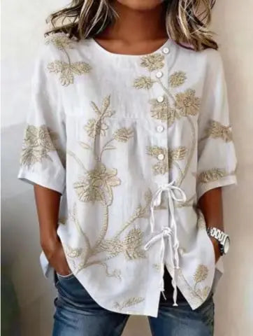 Celestina | Elegant Floral Blouse