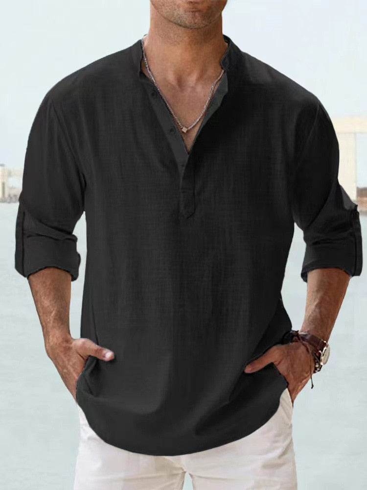Javier | Camisa transpirable de lino