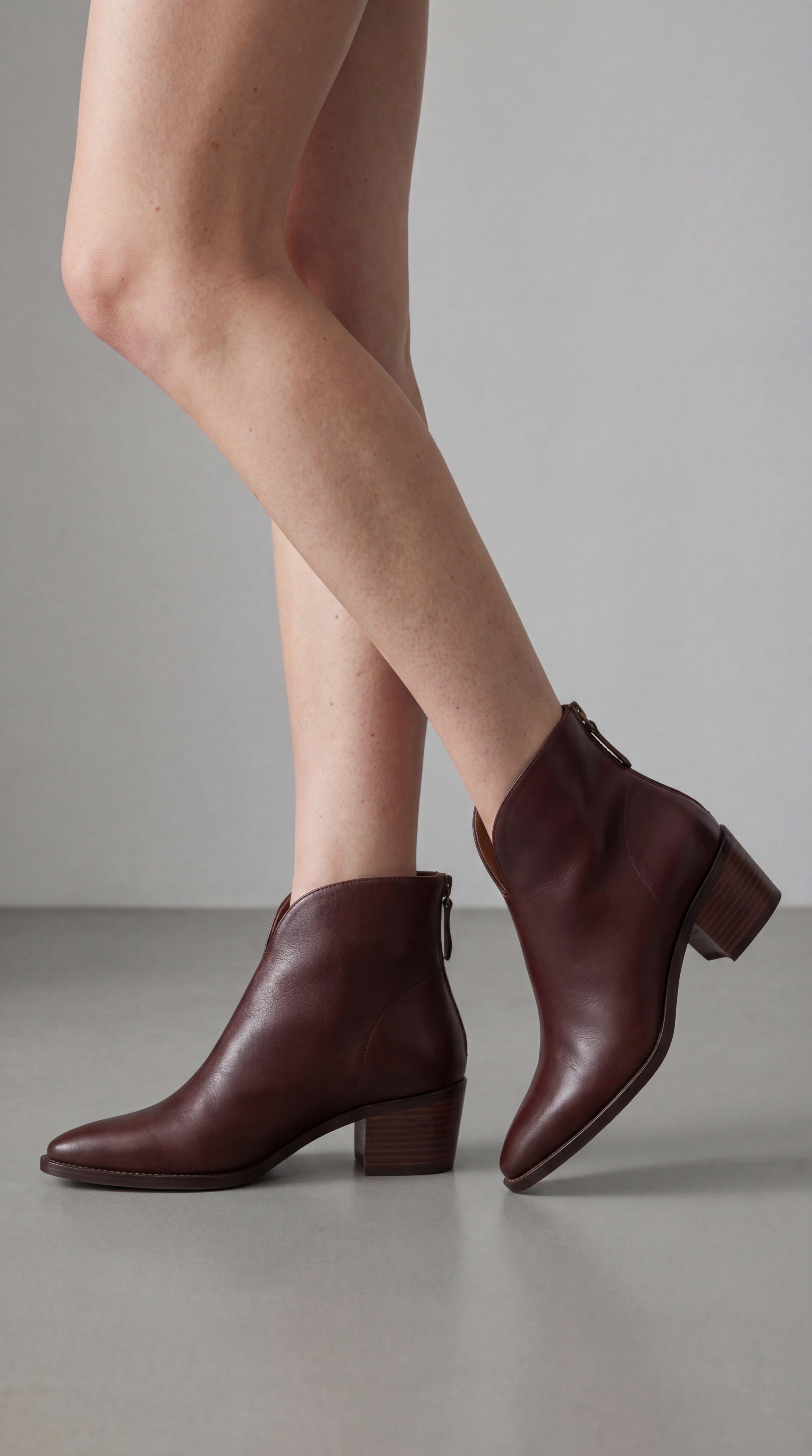 Cristina Low-Heeled Ankle Boots