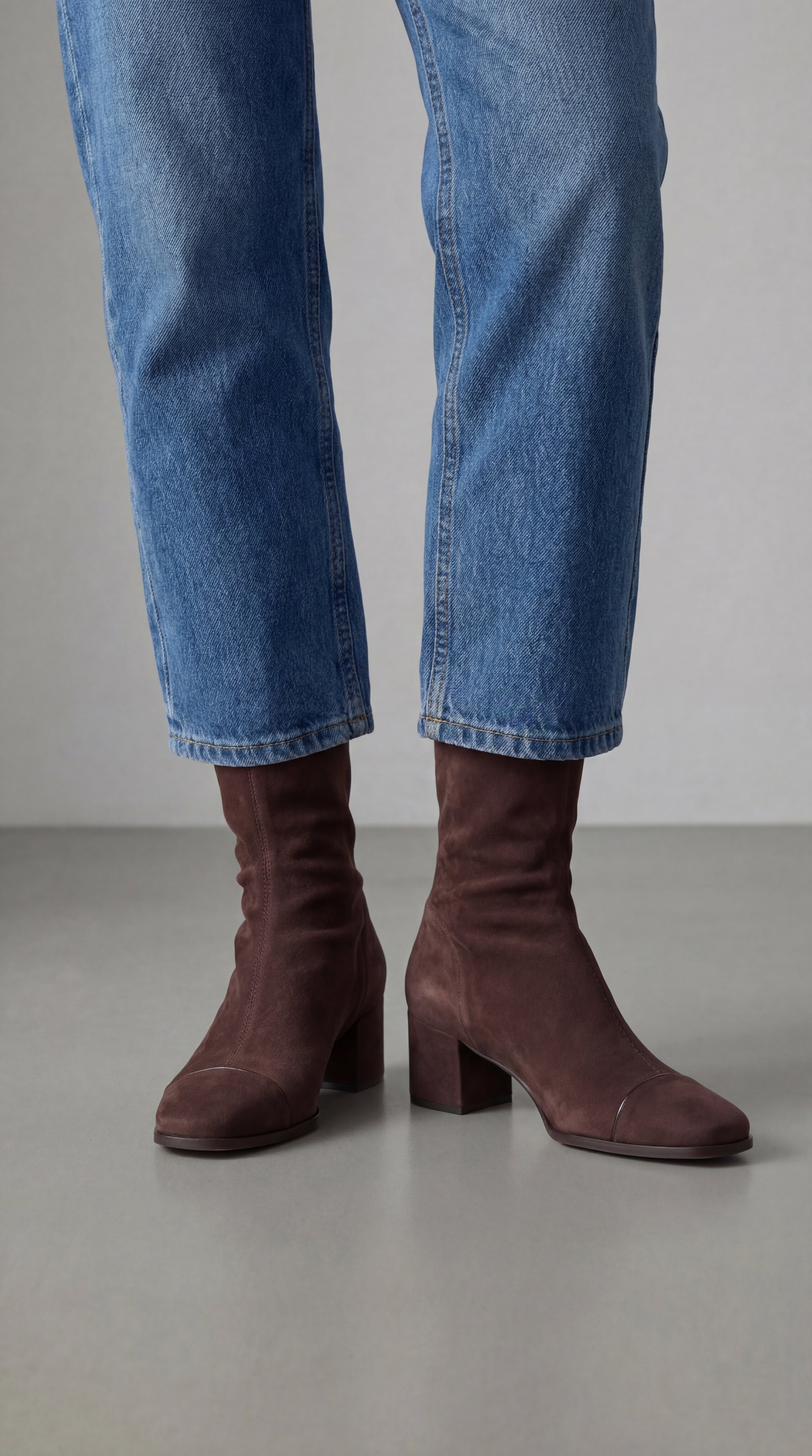 Elegant Isaline Ankle Boots with Square Heel