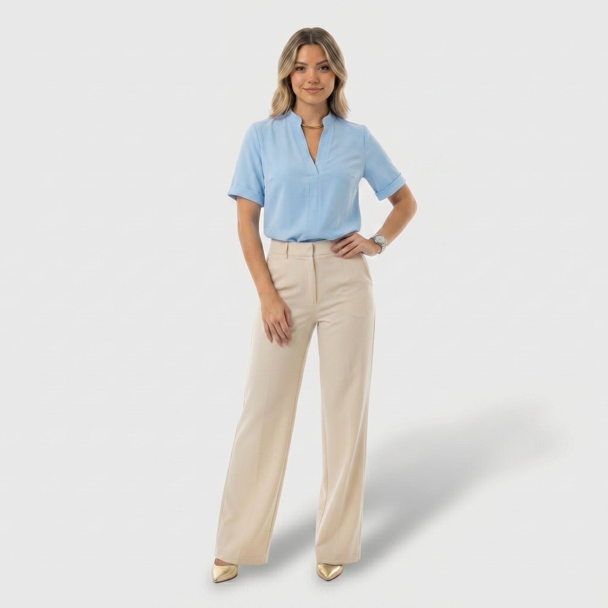 Élise — Elegant Blouse with Refined Collar