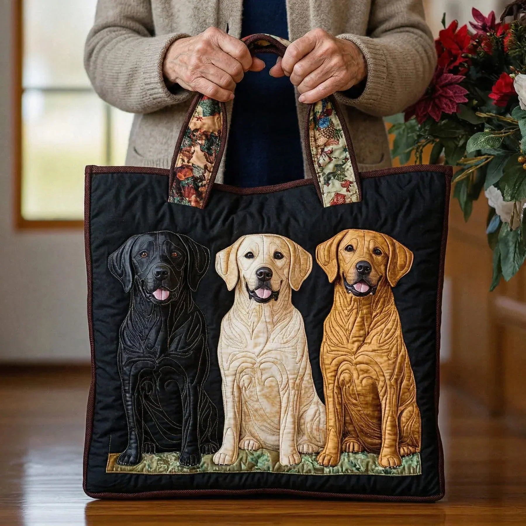 Three Labrador Artisan Bag – Gift Idea