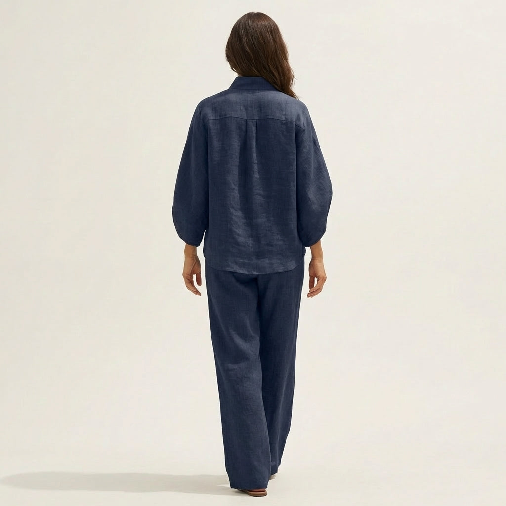 LUCIENNE | LINEN TWO-PIECE SET