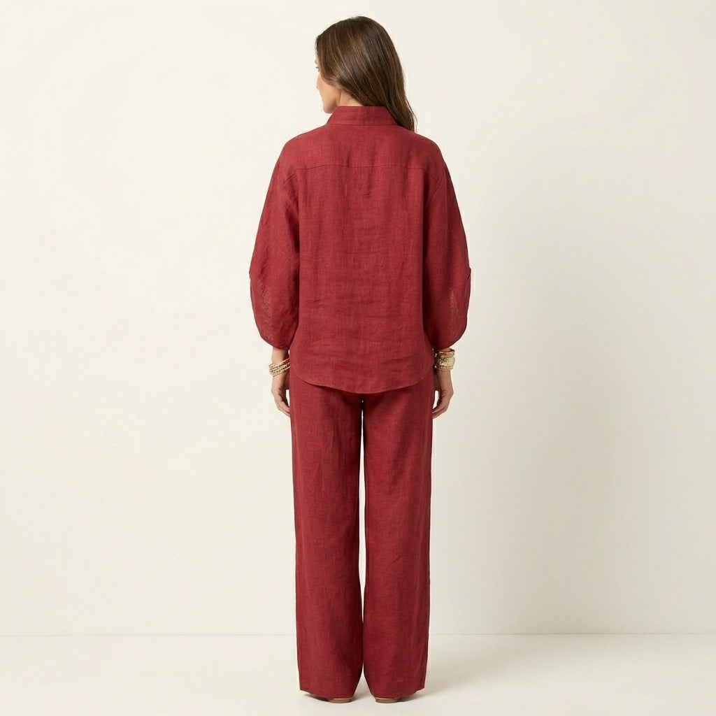 LUCIENNE | LINEN TWO-PIECE SET