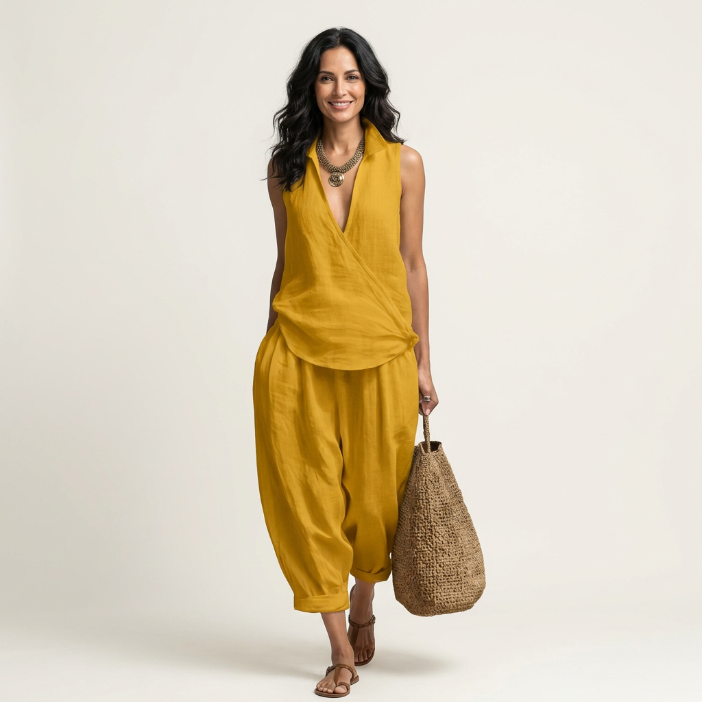 WREN | WRAP-TOP & WIDE-LEG SET