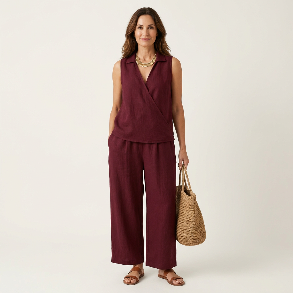 WREN | WRAP-TOP & WIDE-LEG SET