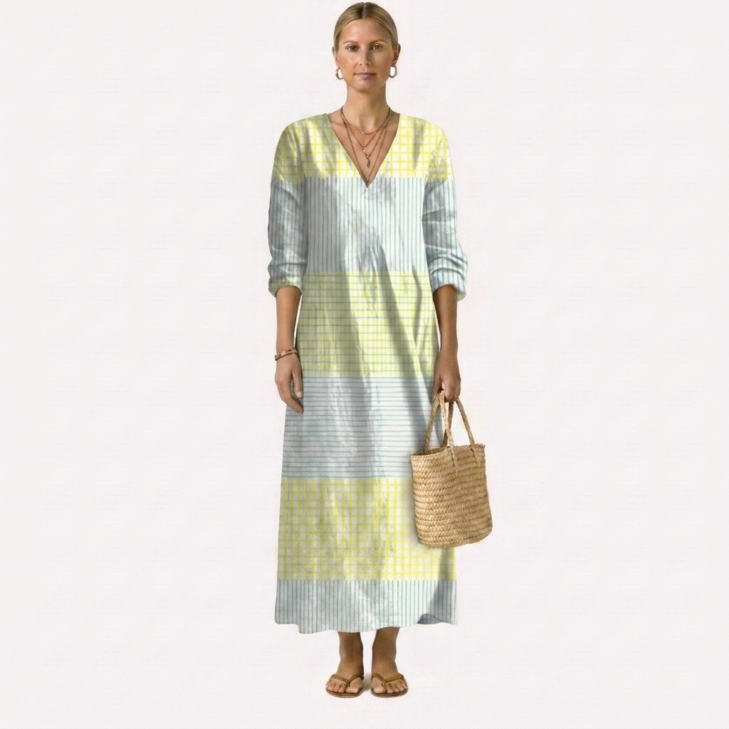 Olivia™ | Natural Elegance Linen Dress