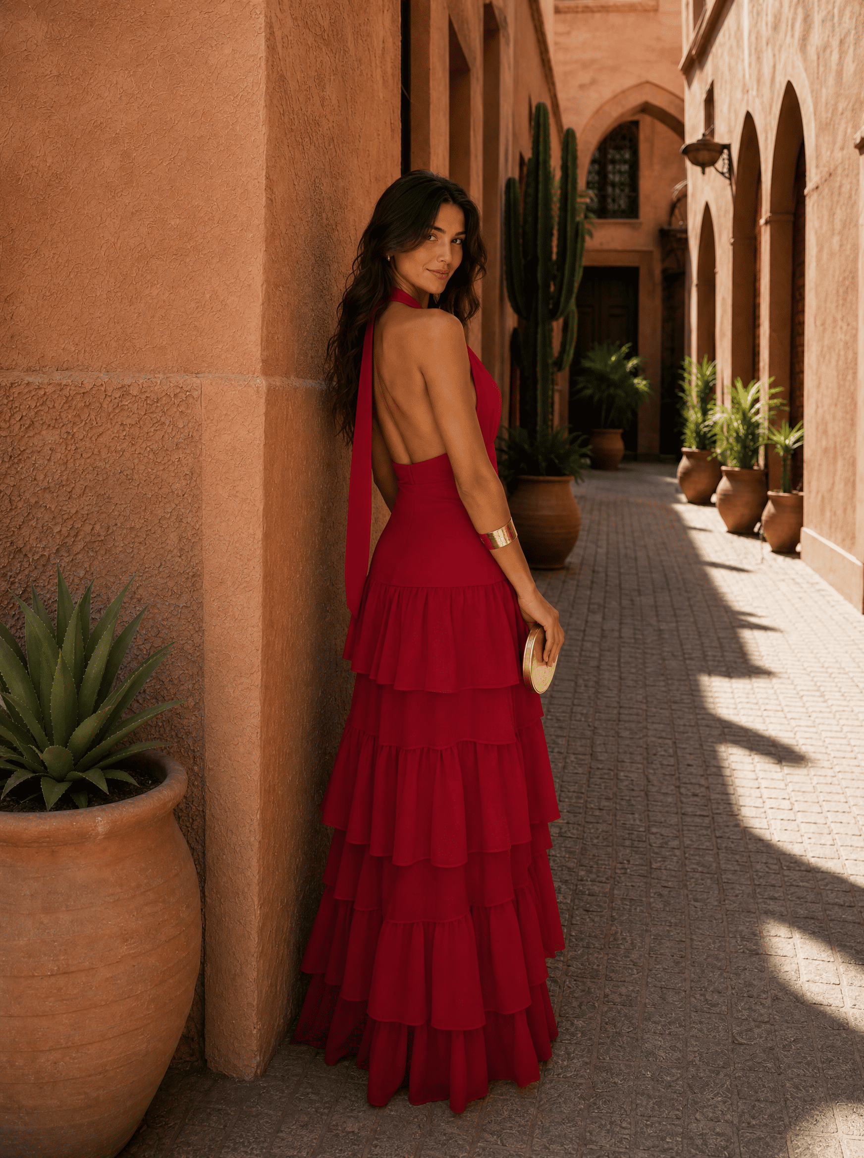 Manila Dress in Red