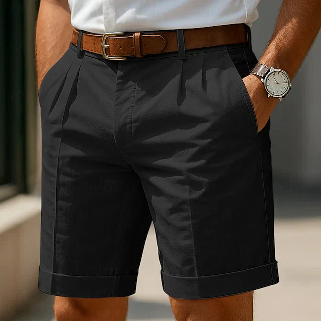 Enzo | Bermuda de Verano Plisada de Lujo para Hombre