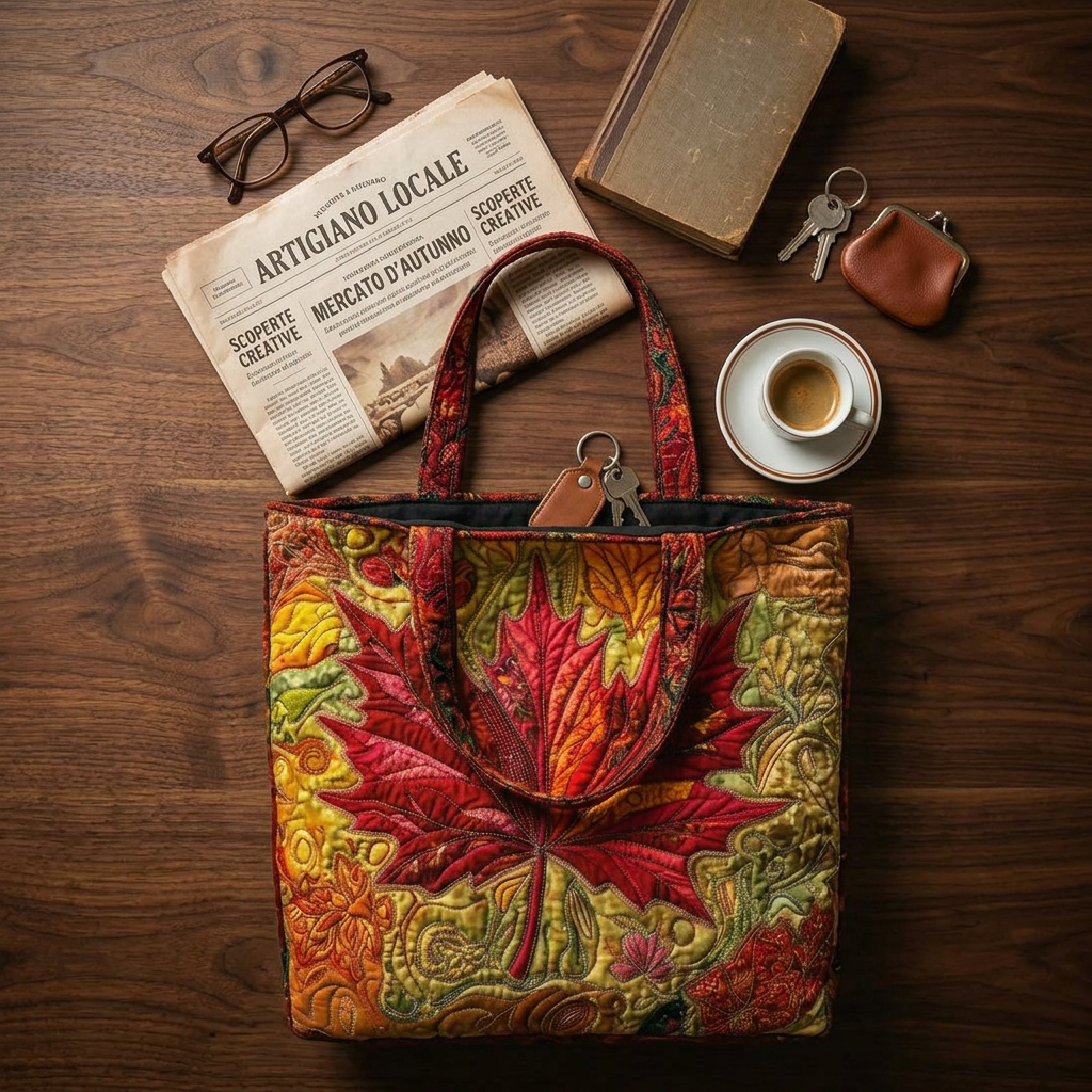 Sunset Maple Artisan Bag – Elegant and Practical