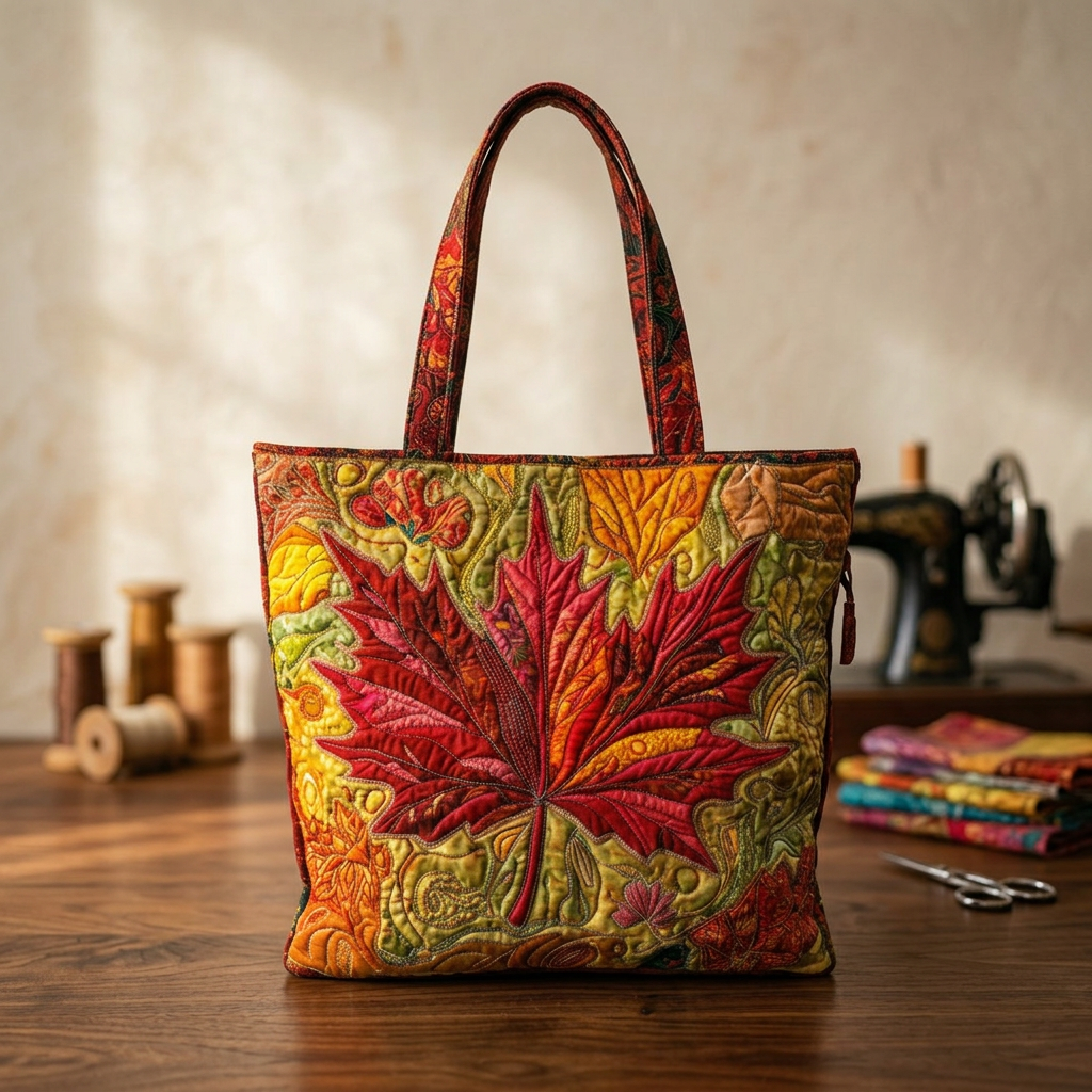 Sunset Maple Artisan Bag – Elegant and Practical