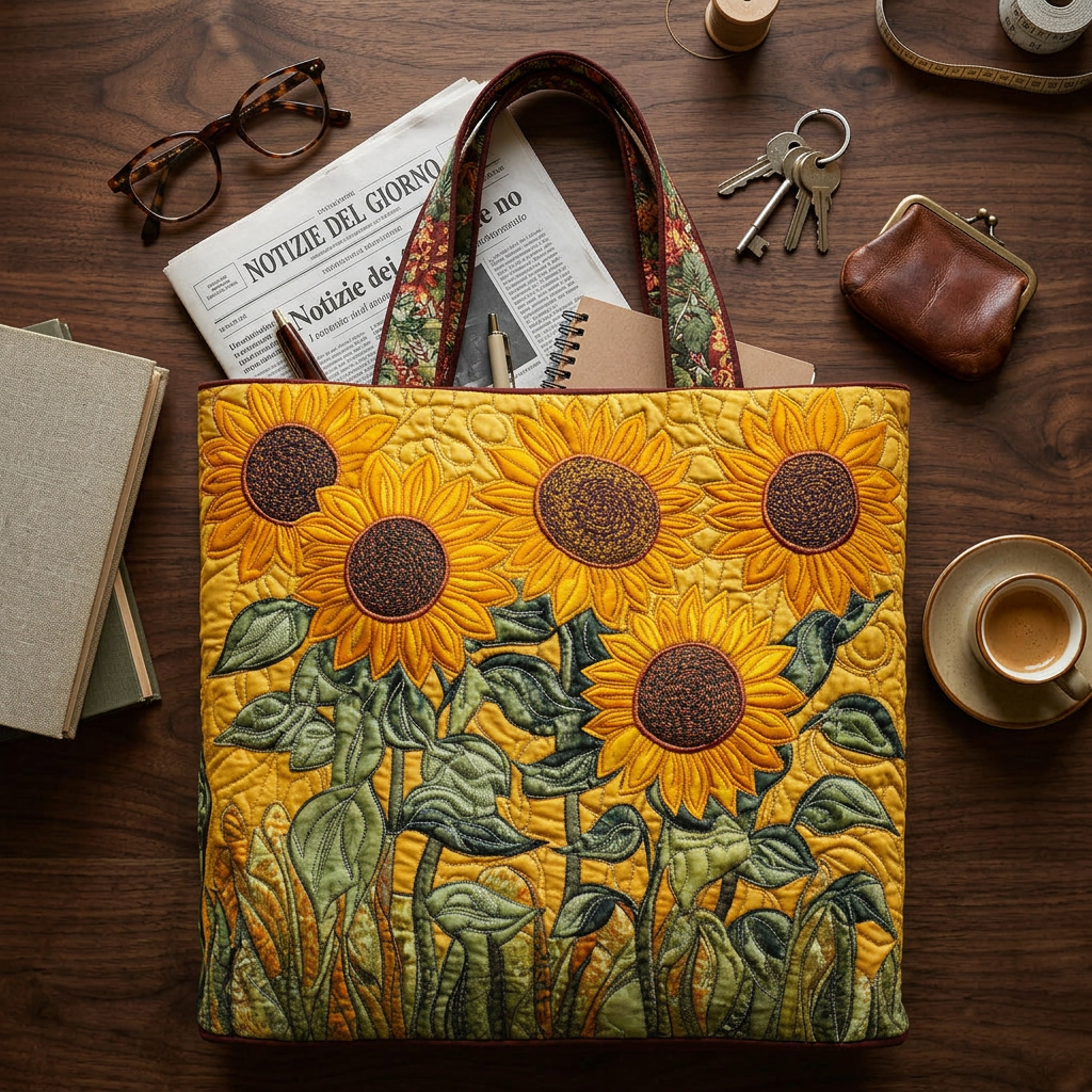 Sunflower Artisan Bag – Elegant and Practical
