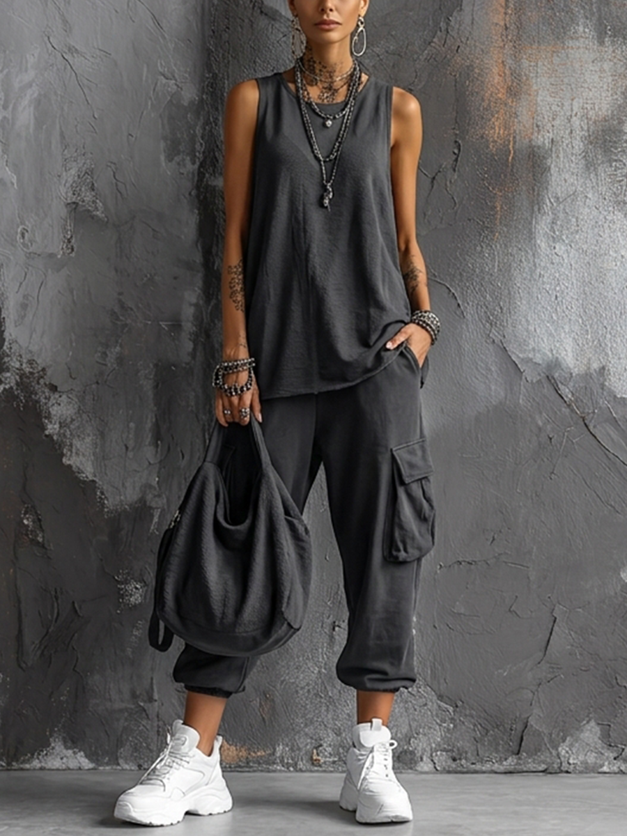 SERAFINA | SOFT CASUAL SET WITH POCKETS