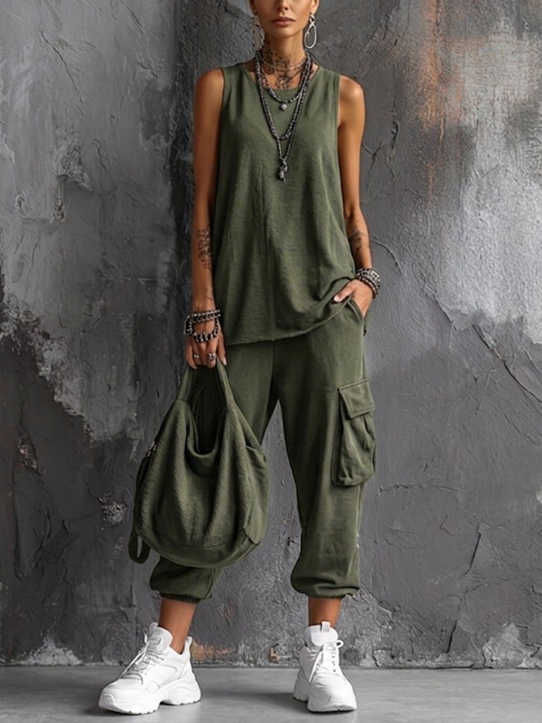 SERAFINA | SOFT CASUAL SET WITH POCKETS