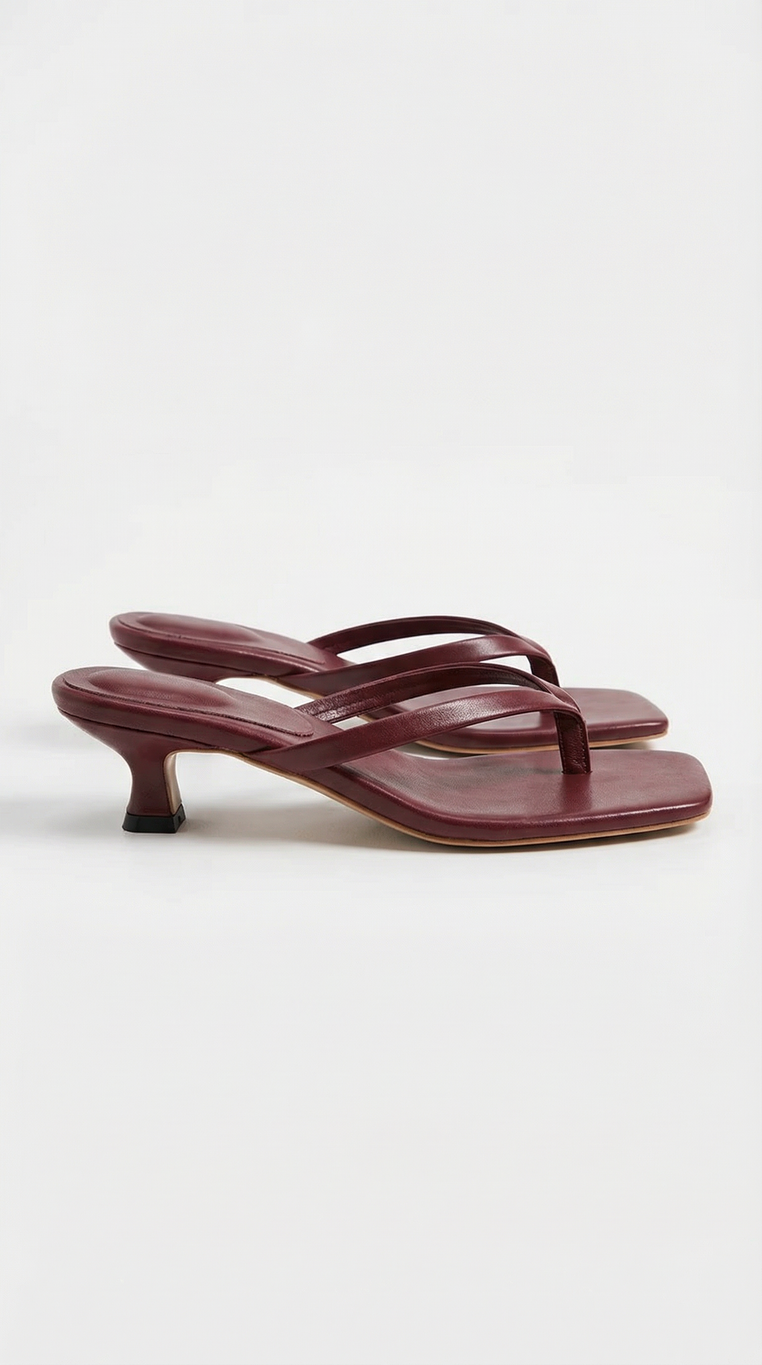 Jessica's Thong Sandals with Low Heel